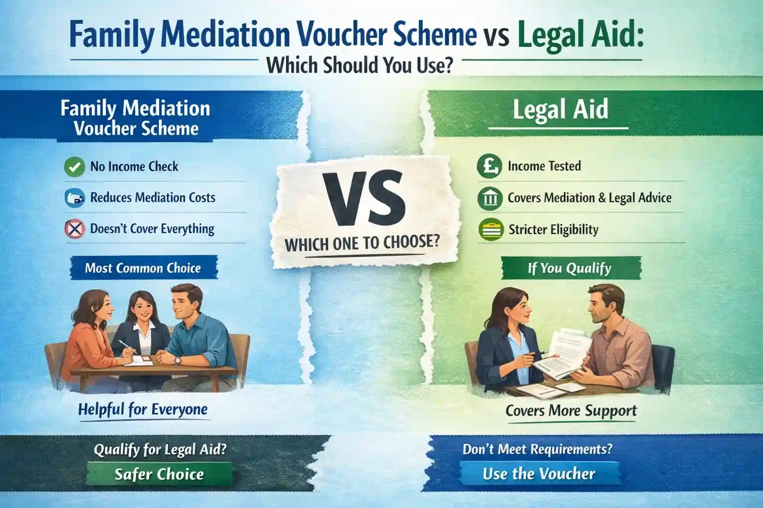 Family Mediation Voucher Scheme vs Legal Aid: Which Should You Use Cambridge?