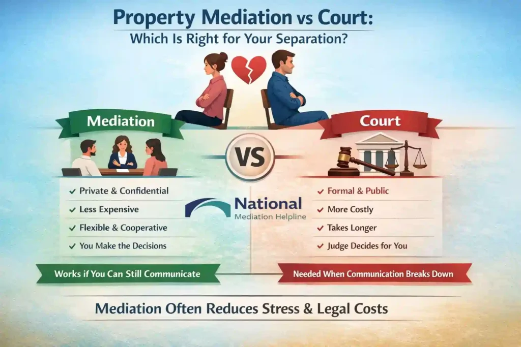 Property Mediation vs Court: Which Is Right for Your Separation Cambridge?