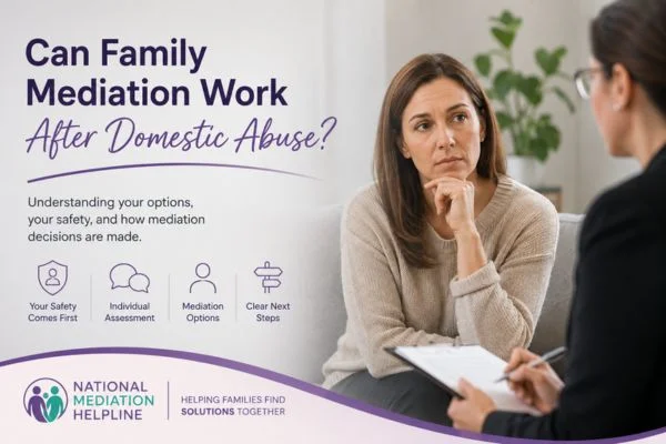 Can Family Mediation Cambridge Work After Domestic Abuse?